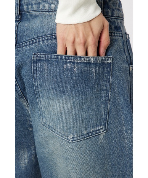 RODEO CROWNS WIDE BOWL(ロデオクラウンズワイドボウル)の「foiled デニムパンツ(デニムパンツ・メンズ・ライトブルー/ブラック/ホワイト・LARGE/MEDIUM)」の13枚目の写真