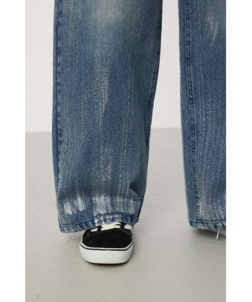 RODEO CROWNS WIDE BOWL(ロデオクラウンズワイドボウル)の「foiled デニムパンツ(デニムパンツ・メンズ・ライトブルー/ブラック/ホワイト・LARGE/MEDIUM)」の14枚目の写真