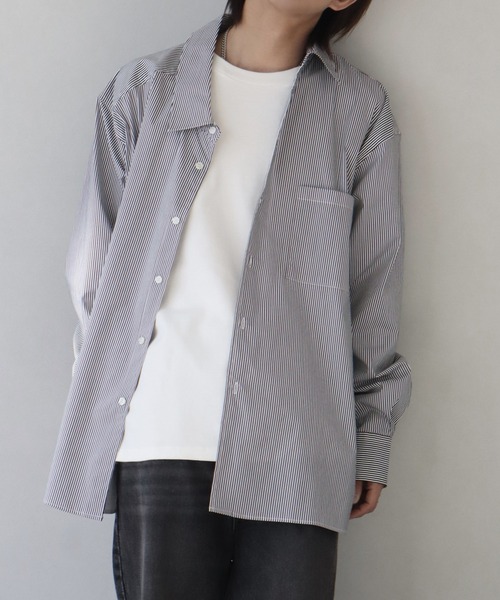 welise（ウェライズ）の「【welise/ウェライズ】KAKECHIGAI- アシンメトリーシャツ（シャツ/ブラウス・メンズ・ホワイト/ブラック/ブラック系その他・M/L）」の17枚目の写真
