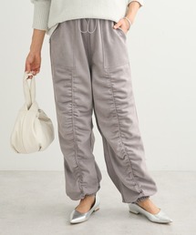 ・SUGAR SPOON スエード調ギャザーカーゴ