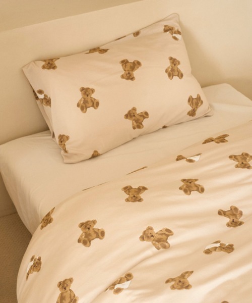 Sleep】ベア柄2点セット（ダブル）（寝具）｜gelato pique Sleep