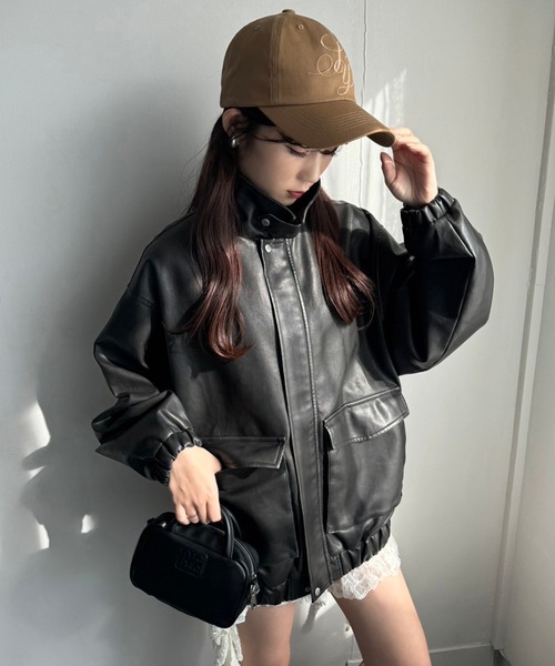 one after another NICE CLAUP(ワンアフターアナザーナイスクラップ)の「NCイニシャル刺繍キャップ(キャップ・レディース・ネイビー/アイボリー/ライトブラウン・FREE)」の4枚目の写真