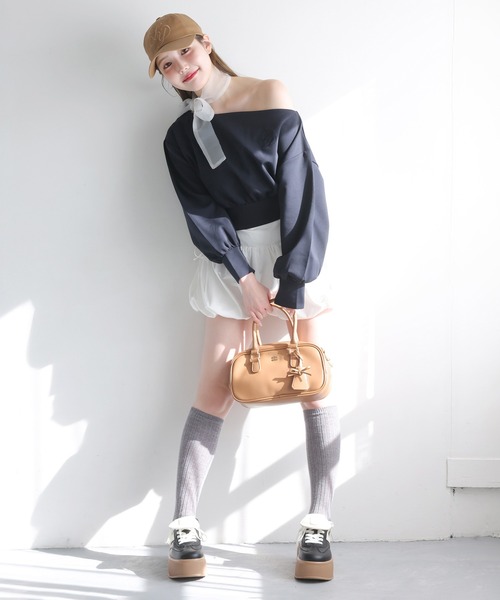 one after another NICE CLAUP(ワンアフターアナザーナイスクラップ)の「NCイニシャル刺繍キャップ(キャップ・レディース・ネイビー/アイボリー/ライトブラウン・FREE)」の17枚目の写真