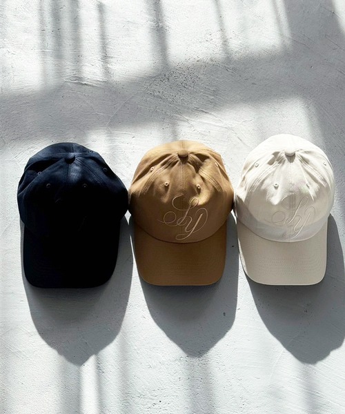 one after another NICE CLAUP(ワンアフターアナザーナイスクラップ)の「NCイニシャル刺繍キャップ(キャップ・レディース・ネイビー/アイボリー/ライトブラウン・FREE)」の22枚目の写真