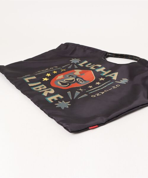 チチカカ(チチカカ)の「刺繍入りパラコードハンドルトート(トートバッグ・レディース・ブルーグリーン/ネイビー/オレンジ/ブラック・FREE)」の6枚目の写真