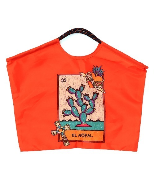 チチカカ(チチカカ)の「刺繍入りパラコードハンドルトート(トートバッグ・レディース・ブルーグリーン/ネイビー/オレンジ/ブラック・FREE)」の18枚目の写真