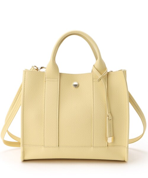 OPAQUE.CLIP(オペークドットクリップ)の「【軽量/2WAY】スクエアミドルトートバッグ(トートバッグ・レディース・イエロー系その他/ブラック/アイボリー・00)」の15枚目の写真
