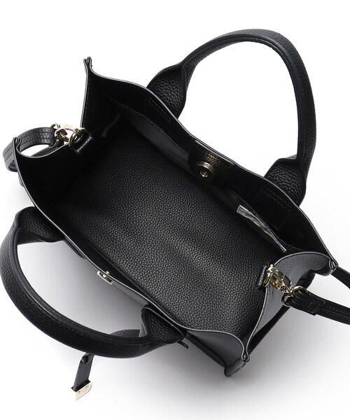 OPAQUE.CLIP(オペークドットクリップ)の「【軽量/2WAY】スクエアミドルトートバッグ(トートバッグ・レディース・イエロー系その他/ブラック/アイボリー・00)」の9枚目の写真