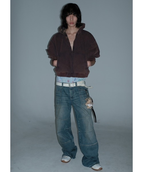 ルーズフィット ワークデザイン ローライズ デニムパンツ NZK6217【MASONPRINCE】【2025SS】(デニムパンツ)|MASONPRINCE(メイソンプリンス) ルーズフィット ワークデザイン ローライズ デニムパンツ NZK6217【MASONPRINCE】【2025SS】(デニムパンツ)|MASONPRINCE(メイソンプリンス)