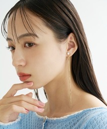 SNIDEL | ロングチェーンイヤリング(イヤリング)