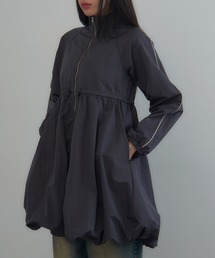 【MAGASIN DE MODE Onjna】T/Nタフタトラックバルーンミニワンピース XNN