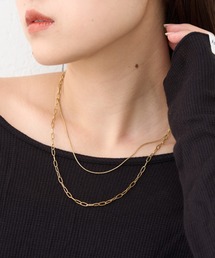 CIAOPANIC TYPY | 【2025年S/S新作】lilステンレス2連ネックレス(ネックレス)