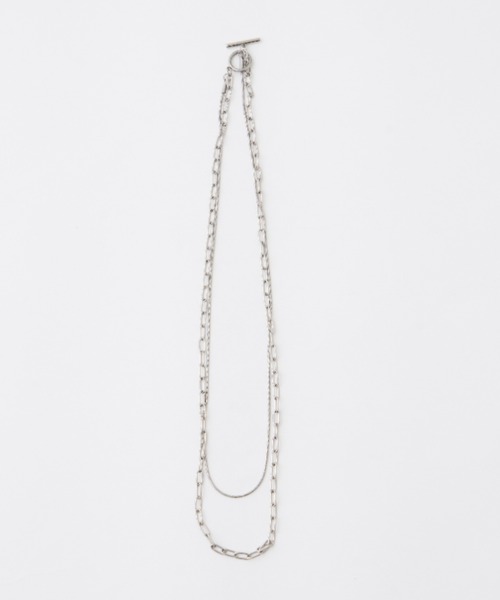 CIAOPANIC TYPY(チャオパニックティピー)の「【2025年S/S新作】lilステンレス2連ネックレス(ネックレス・レディース・シルバー/ゴールド・ONE SIZE)」の6枚目の写真