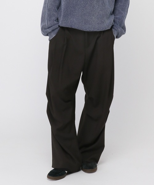 3.3 Field Trip （3.3フィールドトリップ）の「3.3 Field Trip／ユニークパンツ（スラックス・メンズ・チャコール/ブラック・FREE）」の2枚目の写真