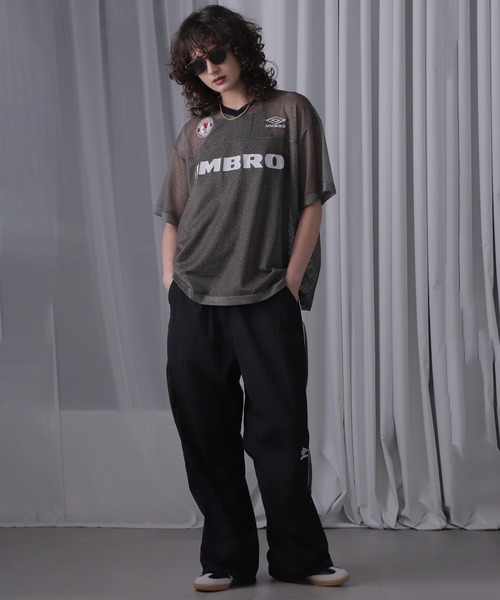 （訳ありセール 格安） セール】(UMBRO×ROSE BUD)<ROSE BUD限定>ハーフスリーブメッシュ トップス