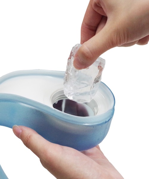 GLOBAL JAPAN（グローバルジャパン）の「かちわりIcyNeck（アウトドアグッズ・レディース・パープル/ピンク/ホワイト/ブルー・F）」の10枚目の写真