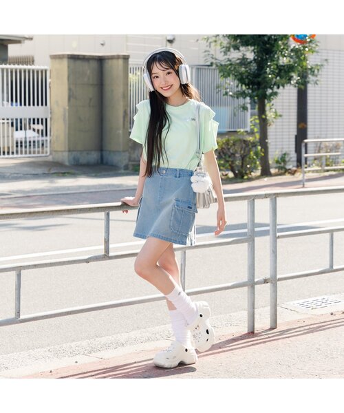 algy（アルジー）の「ボリュームソールクロッグサンダル（サンダル・キッズ・オフホワイト/ブラック・23/24）」の13枚目の写真