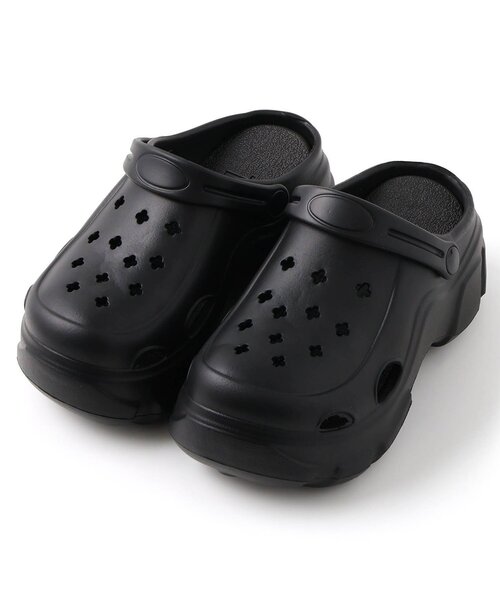 algy（アルジー）の「ボリュームソールクロッグサンダル（サンダル・キッズ・オフホワイト/ブラック・23/24）」の3枚目の写真