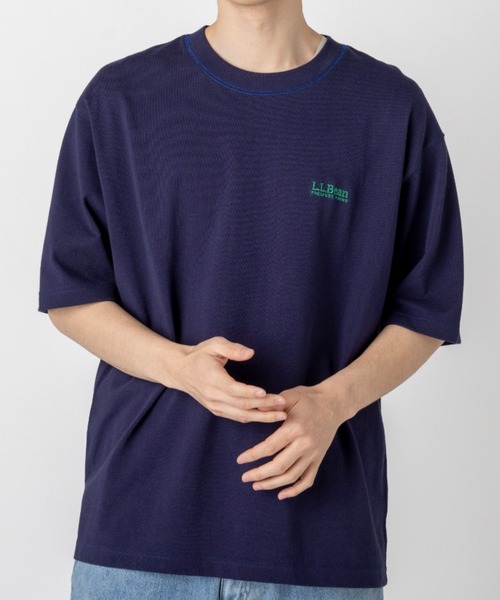 L.L.Bean（エルエルビーン）の「【JAPAN EDITION】ユニオン・ショートスリーブ・ティ（Tシャツ/カットソー・メンズ・ネイビー/ライトグレー/ホワイト/ダークグリーン・SMALL/MEDIUM/LARGE/X-LARGE）」の21枚目の写真