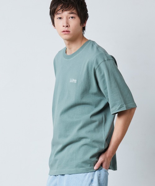 L.L.Bean（エルエルビーン）の「【JAPAN EDITION】ユニオン・ショートスリーブ・ティ（Tシャツ/カットソー・メンズ・ネイビー/ライトグレー/ホワイト/ダークグリーン・SMALL/MEDIUM/LARGE/X-LARGE）」の6枚目の写真
