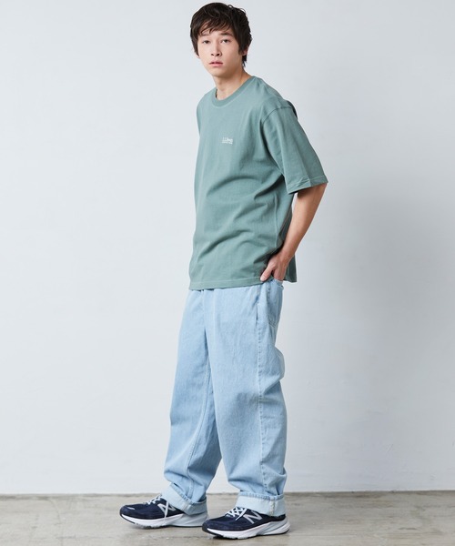 L.L.Bean（エルエルビーン）の「【JAPAN EDITION】ユニオン・ショートスリーブ・ティ（Tシャツ/カットソー・メンズ・ネイビー/ライトグレー/ホワイト/ダークグリーン・SMALL/MEDIUM/LARGE/X-LARGE）」の13枚目の写真