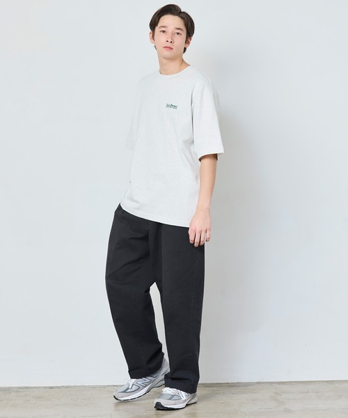 L.L.Bean（エルエルビーン）の「【JAPAN EDITION】ユニオン・ショートスリーブ・ティ（Tシャツ/カットソー・メンズ・ネイビー/ライトグレー/ホワイト/ダークグリーン・SMALL/MEDIUM/LARGE/X-LARGE）」の10枚目の写真