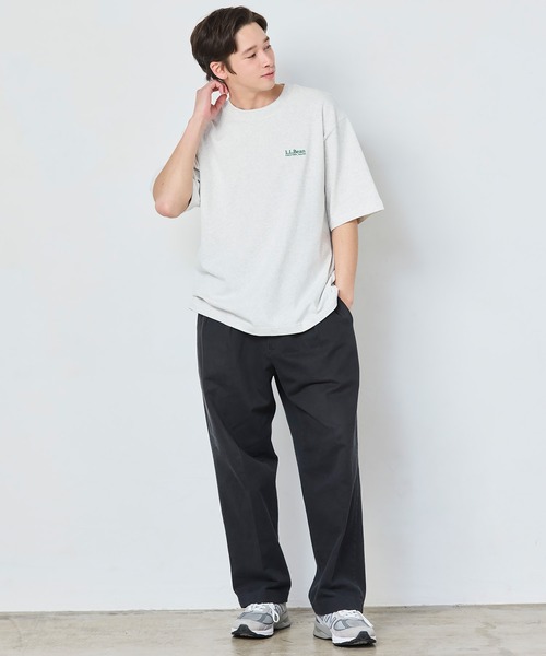 L.L.Bean（エルエルビーン）の「【JAPAN EDITION】ユニオン・ショートスリーブ・ティ（Tシャツ/カットソー・メンズ・ネイビー/ライトグレー/ホワイト/ダークグリーン・SMALL/MEDIUM/LARGE/X-LARGE）」の9枚目の写真