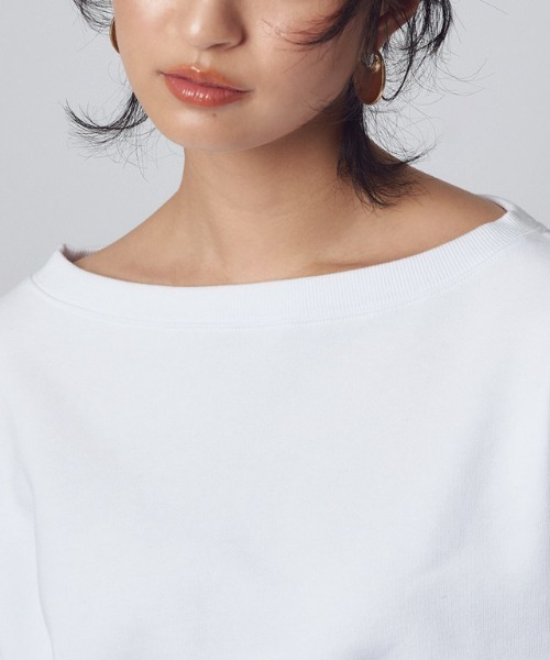 ボートネックスウェット ボートネックスウェット｜スピックアンドスパンの通販｜&mall