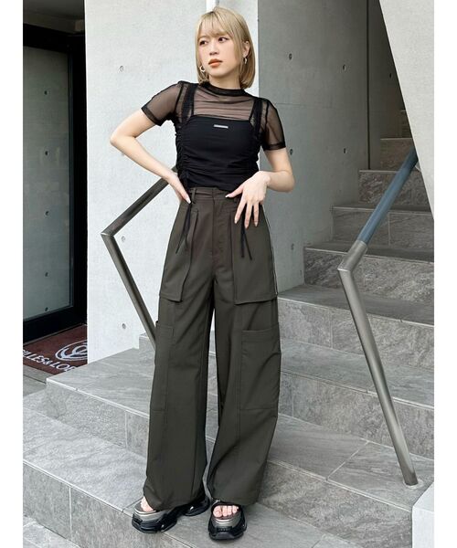 MURUA（ムルーア）の「グラデーションシアートップス（Tシャツ/カットソー・レディース・ブラック/ブラウン/ブルー/その他・FREE）」の12枚目の写真