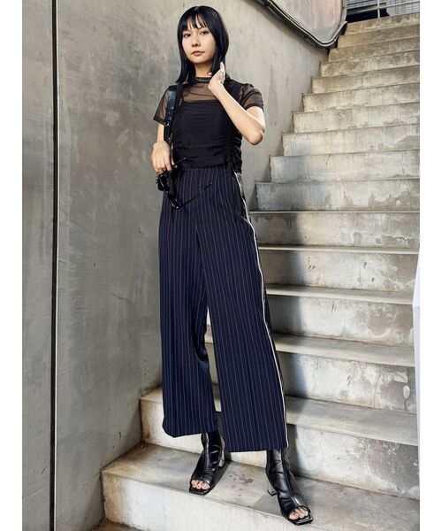 MURUA（ムルーア）の「グラデーションシアートップス（Tシャツ/カットソー・レディース・ブラック/ブラウン/ブルー/その他・FREE）」の14枚目の写真