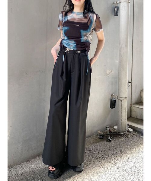 MURUA（ムルーア）の「グラデーションシアートップス（Tシャツ/カットソー・レディース・ブラック/ブラウン/ブルー/その他・FREE）」の21枚目の写真