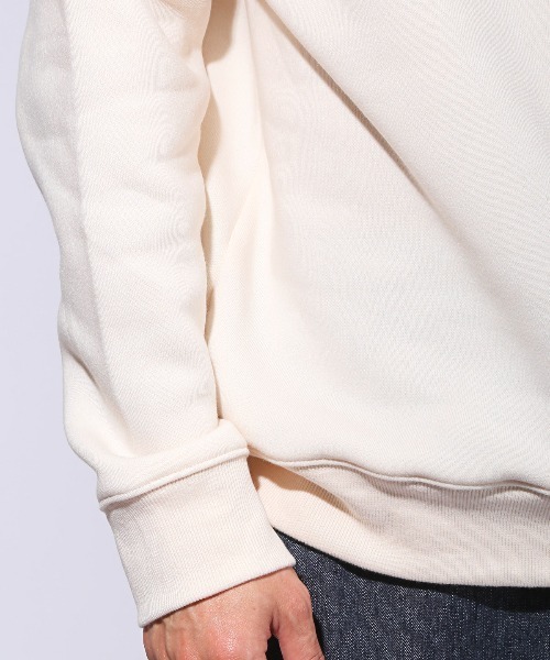 LUXSTYLE(ラグスタイル)の「ワンポイント刺繍入り裏起毛パーカー(パーカー・メンズ・ブラック/ホワイト・M/L/XL)」の10枚目の写真