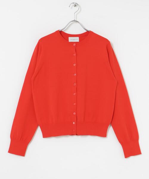 URBAN RESEARCH（アーバンリサーチ）の「new basic　ハイゲージクルーネックニットカーディガン（カーディガン/ボレロ・レディース・ネイビー/グリーン系その他/レッド・FREE）」の14枚目の写真