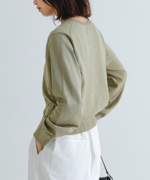 URBAN RESEARCH（アーバンリサーチ）の「new basic　ハイゲージクルーネックニットカーディガン（カーディガン/ボレロ・レディース・ネイビー/グリーン系その他/レッド・FREE）」の18枚目の写真