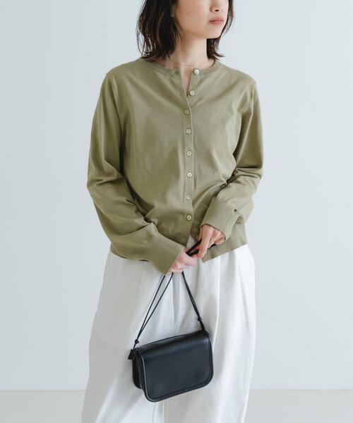 URBAN RESEARCH（アーバンリサーチ）の「new basic　ハイゲージクルーネックニットカーディガン（カーディガン/ボレロ・レディース・ネイビー/グリーン系その他/レッド・FREE）」の20枚目の写真