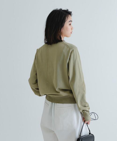 URBAN RESEARCH（アーバンリサーチ）の「new basic　ハイゲージクルーネックニットカーディガン（カーディガン/ボレロ・レディース・ネイビー/グリーン系その他/レッド・FREE）」の21枚目の写真