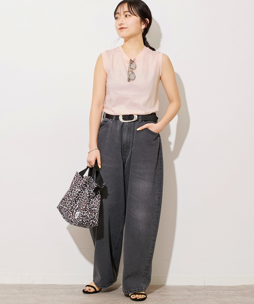 HANES(ヘインズ)の「<2枚セット>別注【Hanes / ヘインズ】スリーブレスプルオーバー(タンクトップ・レディース・ブラック/ホワイト/ピンク・FREE)」の5枚目の写真