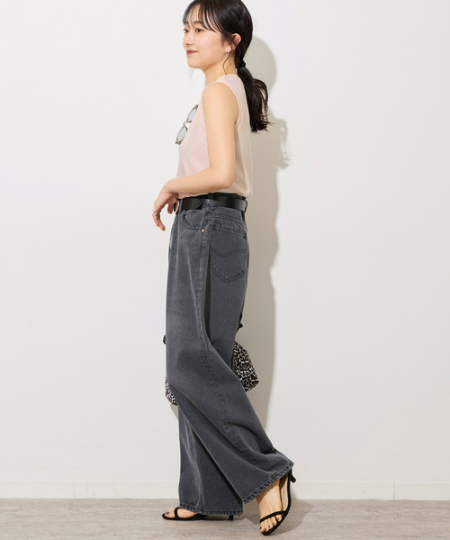 HANES(ヘインズ)の「<2枚セット>別注【Hanes / ヘインズ】スリーブレスプルオーバー(タンクトップ・レディース・ブラック/ホワイト/ピンク・FREE)」の7枚目の写真