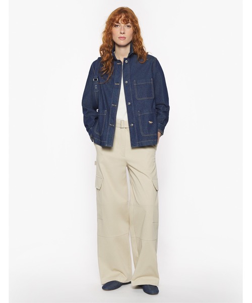 Maison Kitsune（メゾンキツネ）の「WORKWEAR DENIM JACKET（デニムジャケット・レディース・インディゴブルー・S/XS/XL/L/M/XXS）」の3枚目の写真