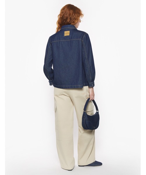 Maison Kitsune（メゾンキツネ）の「WORKWEAR DENIM JACKET（デニムジャケット・レディース・インディゴブルー・S/XS/XL/L/M/XXS）」の4枚目の写真