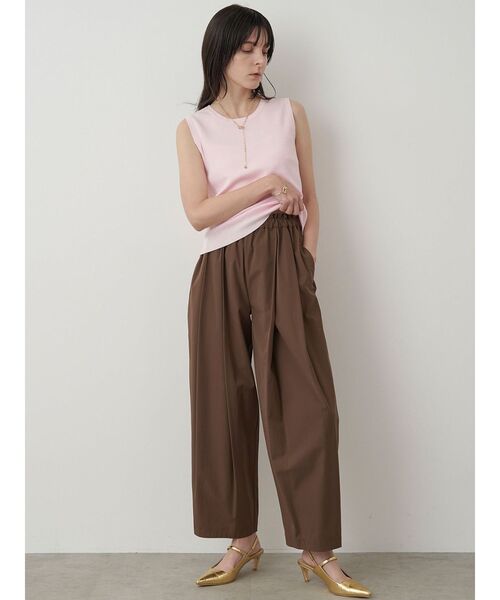 ELENDEEK（エレンディーク）の「イージータックコクーンパンツ（その他パンツ・レディース・オフホワイト/ブラック/ラベンダー/レッド/ブラウン・01/02）」の17枚目の写真