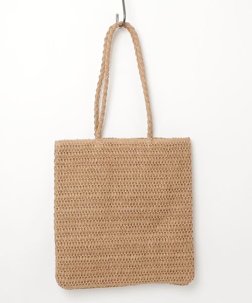 Per sist ence(パーシエンス)の「雑材サガラ刺繍フラットトート(トートバッグ・レディース・グレー/ライトベージュ/ベージュ・FREE)」の12枚目の写真