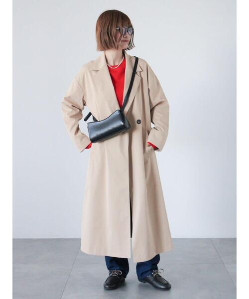 Lugnoncure（ルノンキュール）の「スウェットライククルーネックニット（ニット/セーター・レディース・レッド/グレー/チャコールグレー/ブルー/オフホワイト・F）」の6枚目の写真