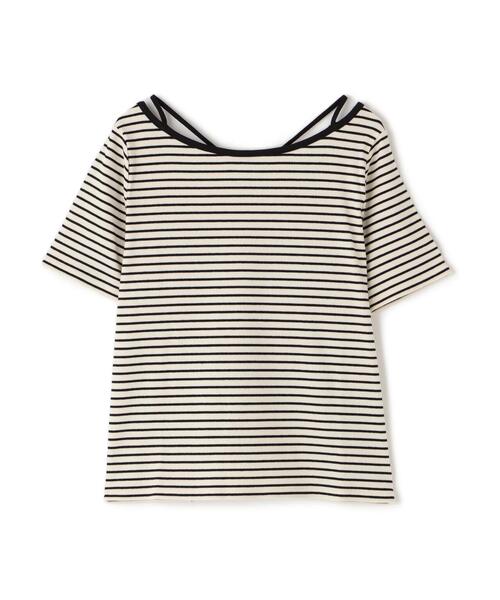N.（N. Natural Beauty Basic）（エヌエヌナチュラルビューティーベーシック）の「バックオープンリボンカットソー（Tシャツ/カットソー・レディース・オフホワイト/ホワイト系その他/ライトグリーン・MEDIUM）」の19枚目の写真