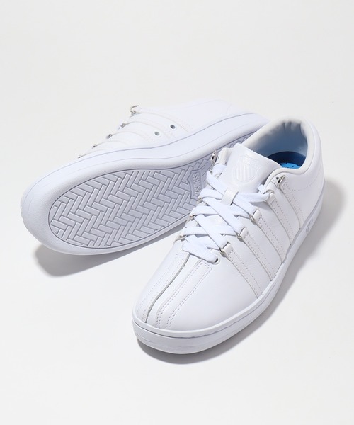 K-SWISS（ケースイス）の「【K-SWISS/ケースイス】CLASSIC 88(クラシック 88) レザー ローカットスニーカー（スニーカー・メンズ・ホワイト系その他2/ホワイト/ホワイト系その他/ブラック・27.0cm/25.0cm/25.5cm/26.0cm/26.5cm/27.5cm/28.0cm）」の14枚目の写真