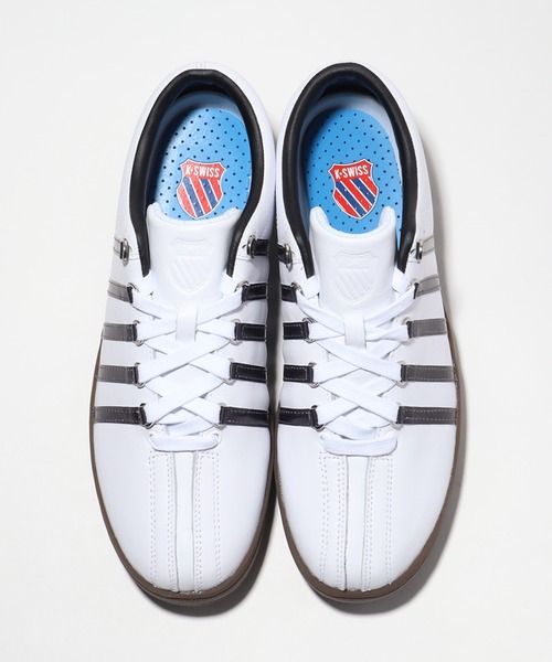 K-SWISS（ケースイス）の「【K-SWISS/ケースイス】CLASSIC 88(クラシック 88) レザー ローカットスニーカー（スニーカー・メンズ・ホワイト系その他2/ホワイト/ホワイト系その他/ブラック・27.0cm/25.0cm/25.5cm/26.0cm/26.5cm/27.5cm/28.0cm）」の18枚目の写真