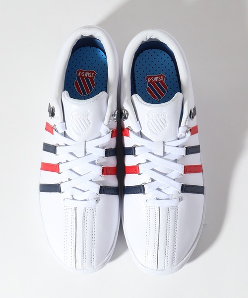 K-SWISS（ケースイス）の「【K-SWISS/ケースイス】CLASSIC 88(クラシック 88) レザー ローカットスニーカー（スニーカー・メンズ・ホワイト系その他2/ホワイト/ホワイト系その他/ブラック・27.0cm/25.0cm/25.5cm/26.0cm/26.5cm/27.5cm/28.0cm）」の15枚目の写真