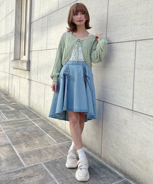 F i.n.t（フィント）の「ローズモチーフ付き小花柄タンクトップ/ fint　フィント（タンクトップ・レディース・ピンク/イエロー/ラベンダー・FREE）」の21枚目の写真