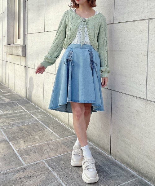 F i.n.t（フィント）の「ローズモチーフ付き小花柄タンクトップ/ fint　フィント（タンクトップ・レディース・ピンク/イエロー/ラベンダー・FREE）」の20枚目の写真