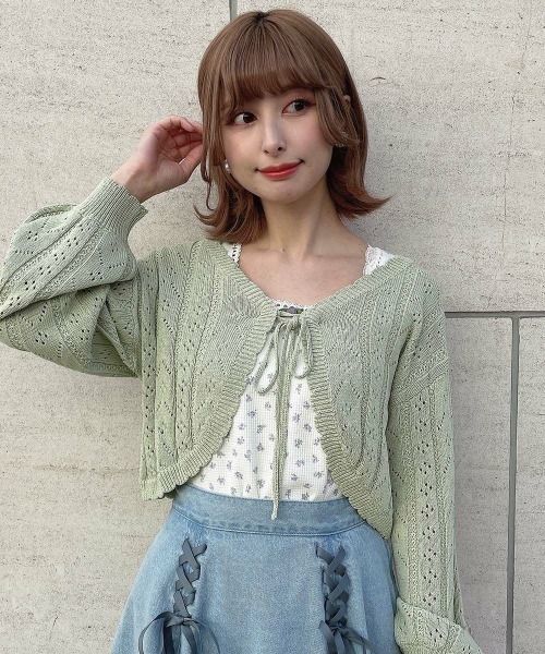 F i.n.t（フィント）の「ローズモチーフ付き小花柄タンクトップ/ fint　フィント（タンクトップ・レディース・ピンク/イエロー/ラベンダー・FREE）」の19枚目の写真